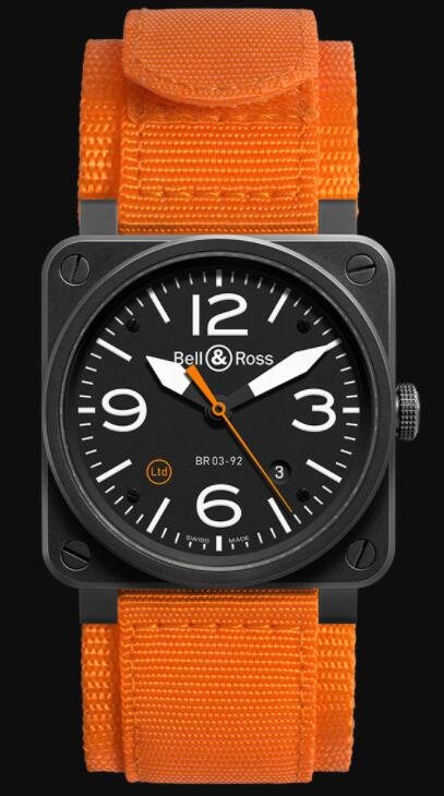 Bell & Ross BR 03-92 ORANGE CARBON BR0392-O-CA Replica Watch